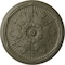 Ekena Millwork Luton Ceiling Medallion (Fits Canopies up to 3 1/2"), Hand-Painted Spartan Stone, 21"OD x 2"P CM21LUSSF - alternate 1